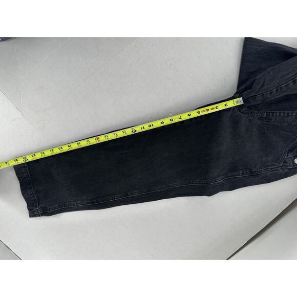 Madewell Straight Leg Overalls Sz XS Lunar Black Normcore Fall Bibs Grunge New - Picture 12 of 16